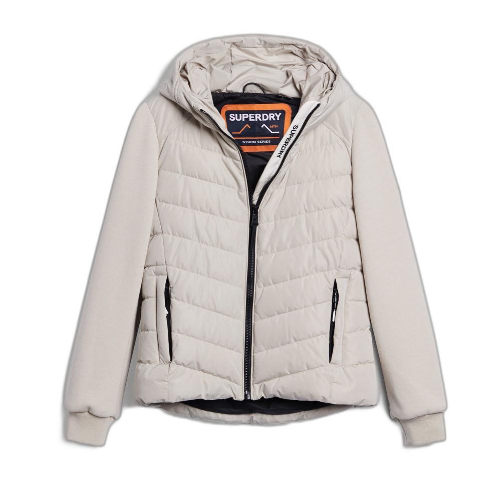 Superdry  piumino con cappuccio da storm hybrid 