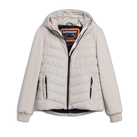 Superdry  piumino con cappuccio da storm hybrid 