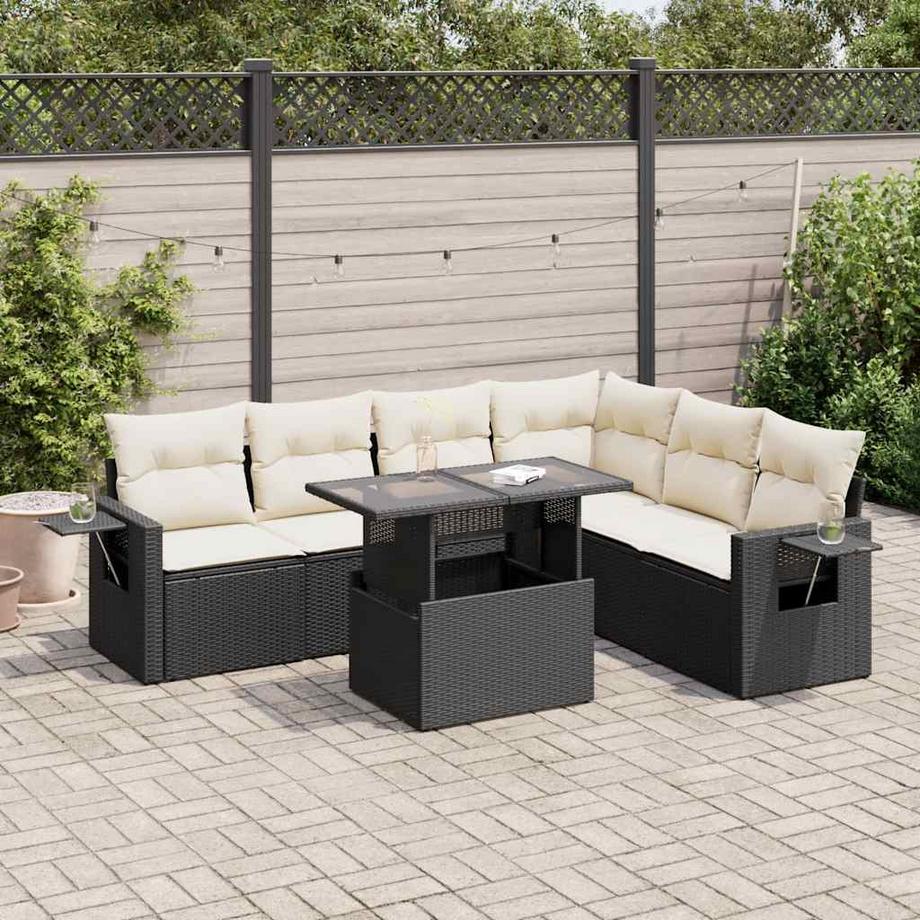 VidaXL Gartensofa set poly-rattan  