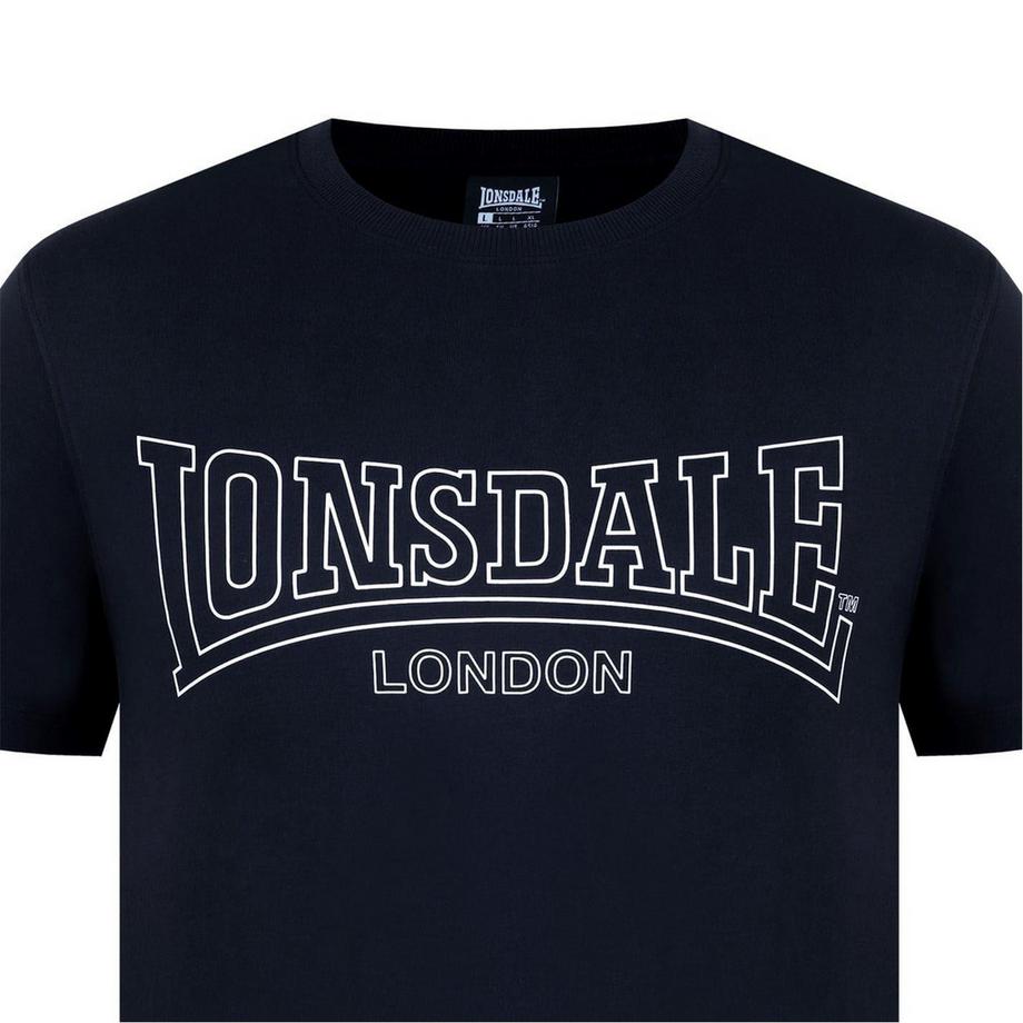 LONSDALE T-Shirt Motif Géométrique Logo  