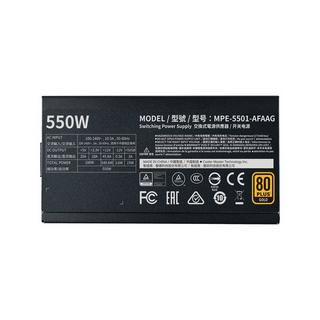 Cooler Master  MWE Gold 550 - V2 Full Modular Netzteil 550 W 24-pin ATX ATX Schwarz 