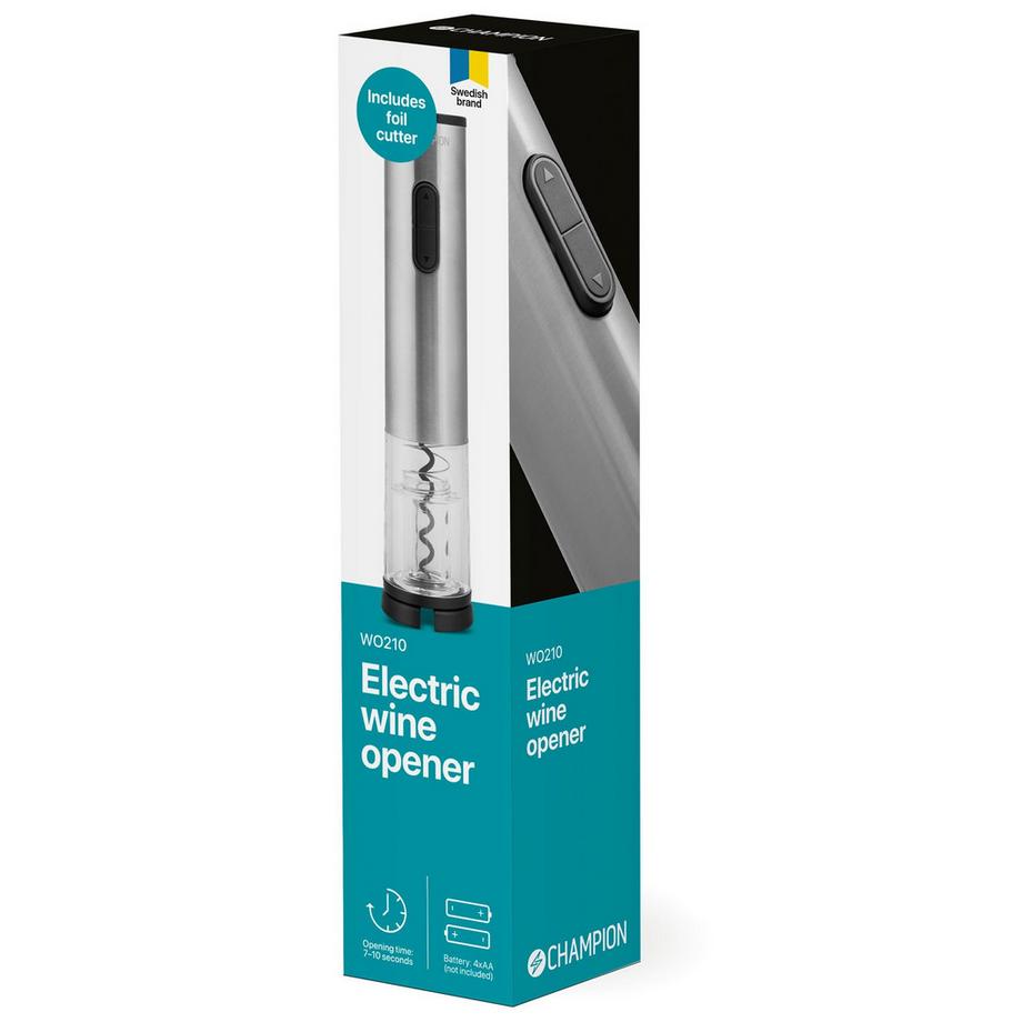 Champion Ouvre-bouteille Électrique WO210 Inox  