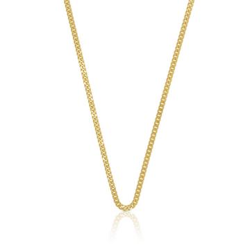 Collier Panzer Gelbgold 585, 2.1mm, 55cm