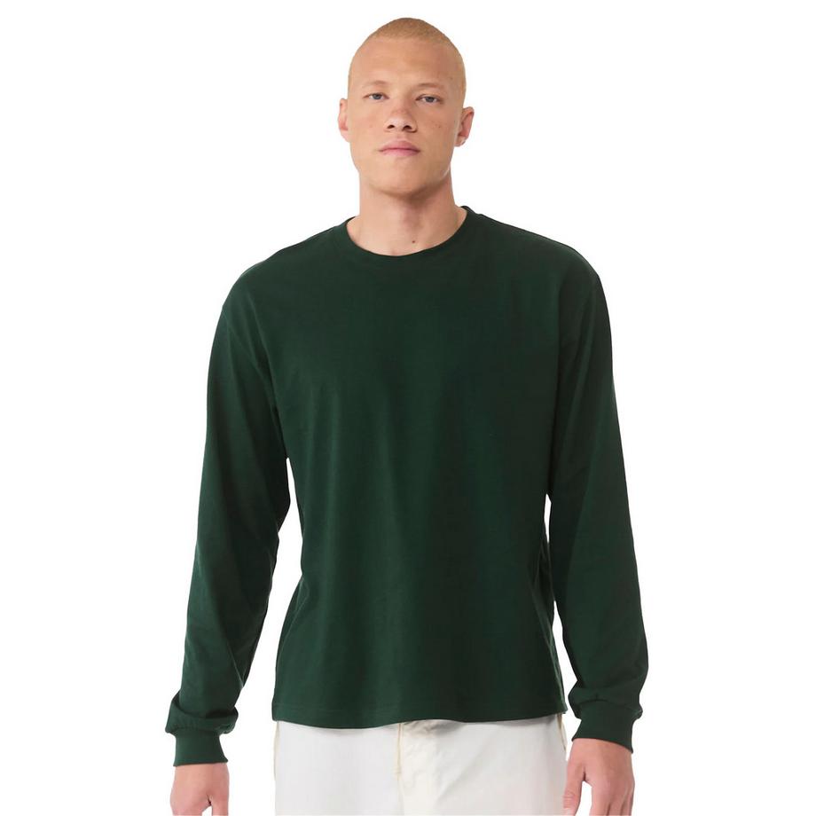 Bella + Canvas T-shirt pesante a maniche lunghe dal taglio ampio  