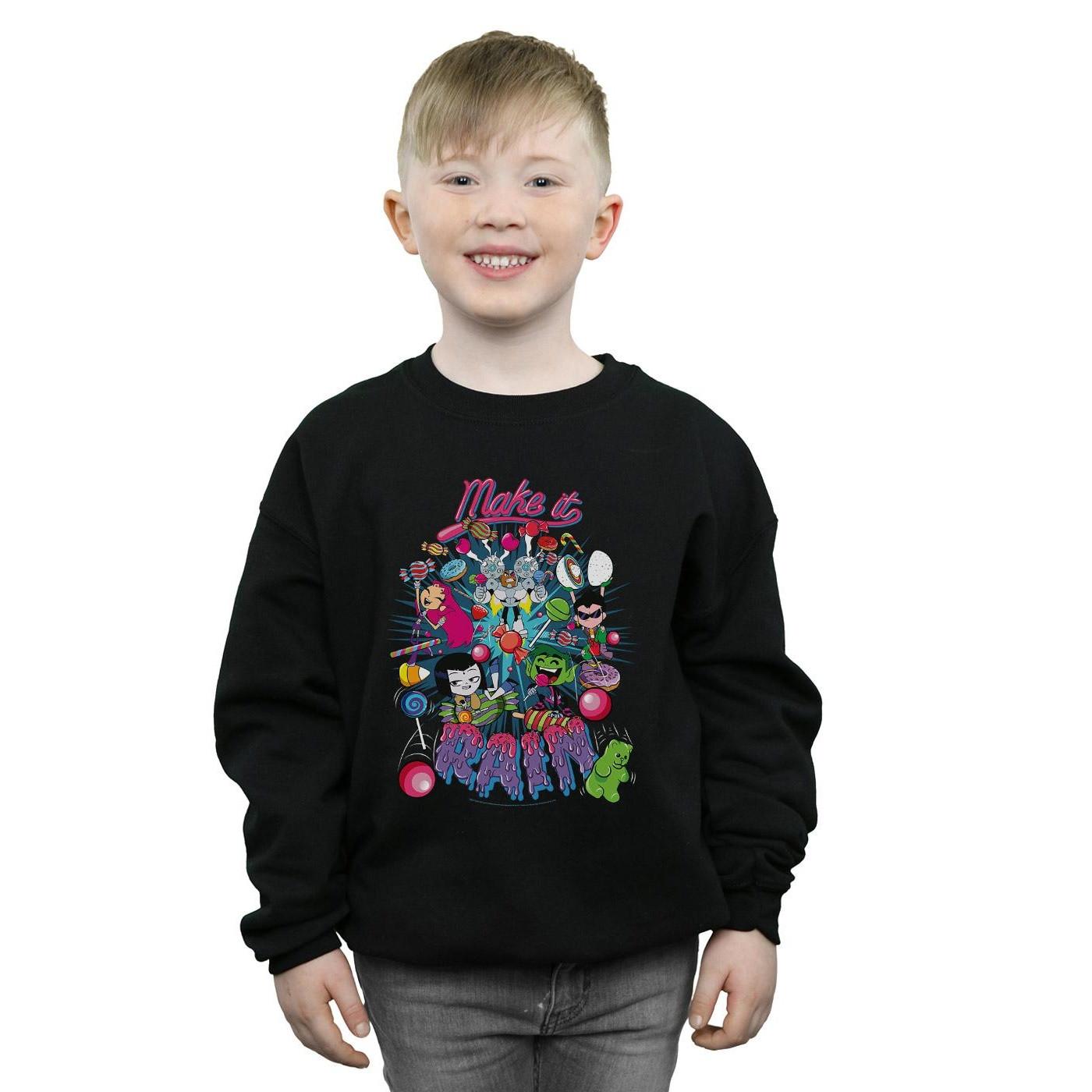 DC COMICS  Teen Titans Go Make It Rain Sweatshirt 