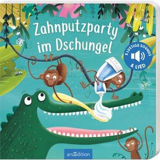 Zahnputzparty im Dschungel Mühl, Joschi; Shuttlewood, Craig (Illustrationen) Couverture rigide 