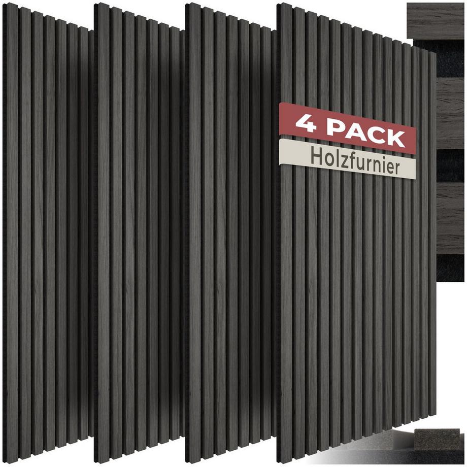 Akustikpaneele Sonic Wall je 60 x 120 x 2,1 cm, Größe flexibel anpassbar schallabsorbierender Filz