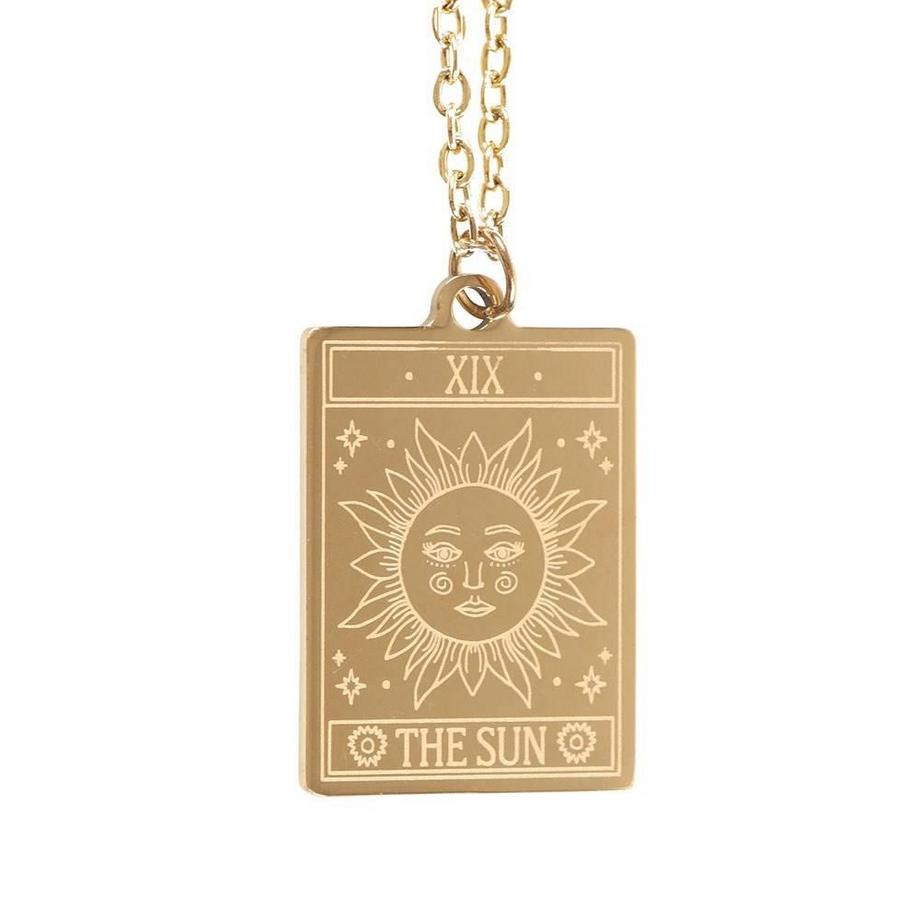 Something Different  The Sun Tarocco Collana E Carta 