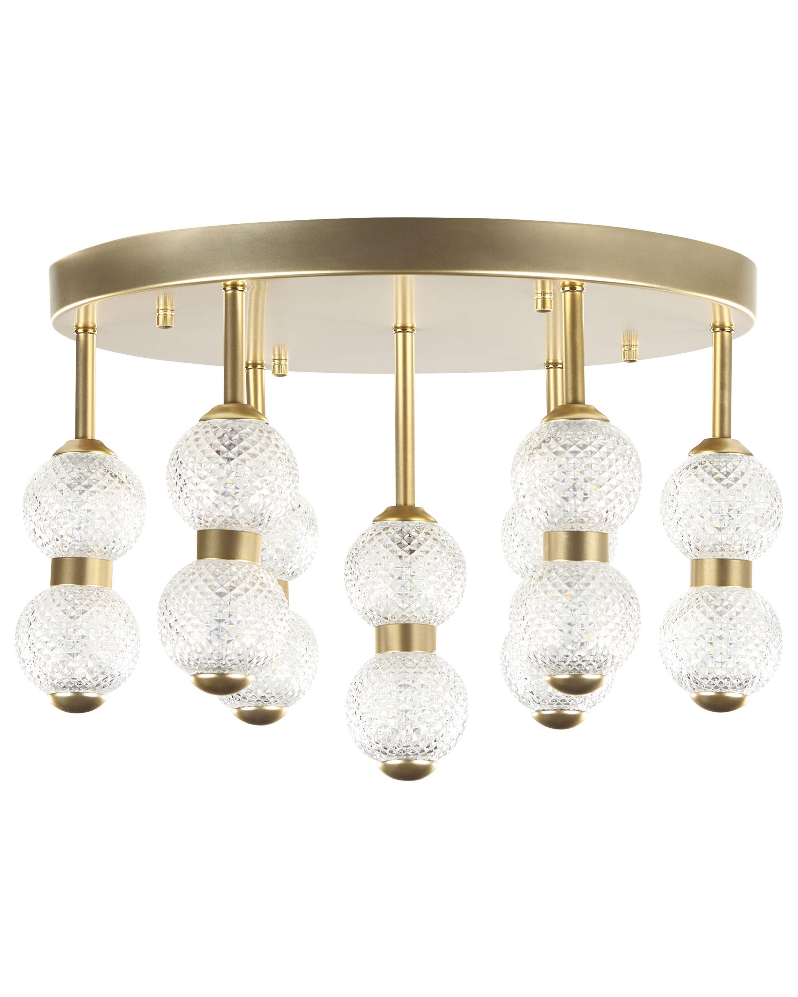 Beliani Lampadario en Ferro Glamour YOWAKA  