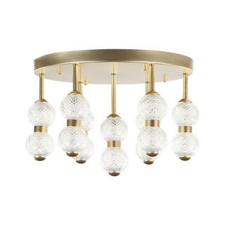 Beliani Lampe suspension en Métal Glamour YOWAKA  