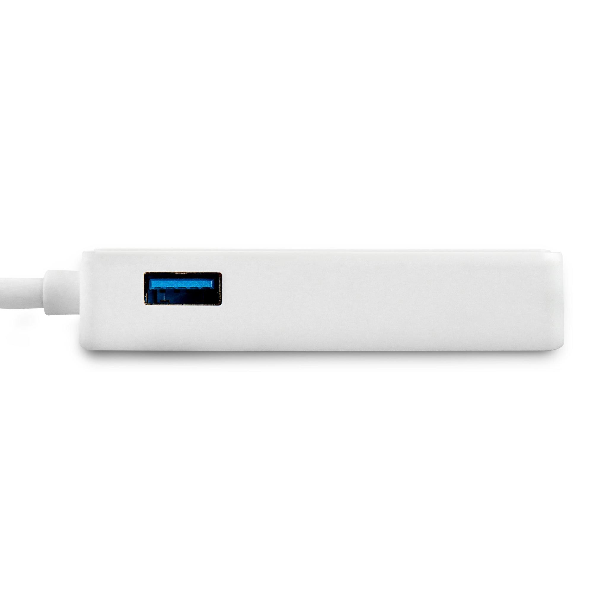 STARTECH.COM  Adaptateur USB 3.0 vers Ethernet Gigabit - Carte Réseau Externe USB vers 1 Port RJ45 - Blanc 