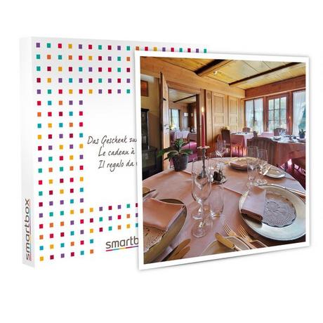 Smartbox  Souper Menu 3 Plats avec apéritif et dessert fait maison dans le Canton de Berne - Coffret Cadeau 