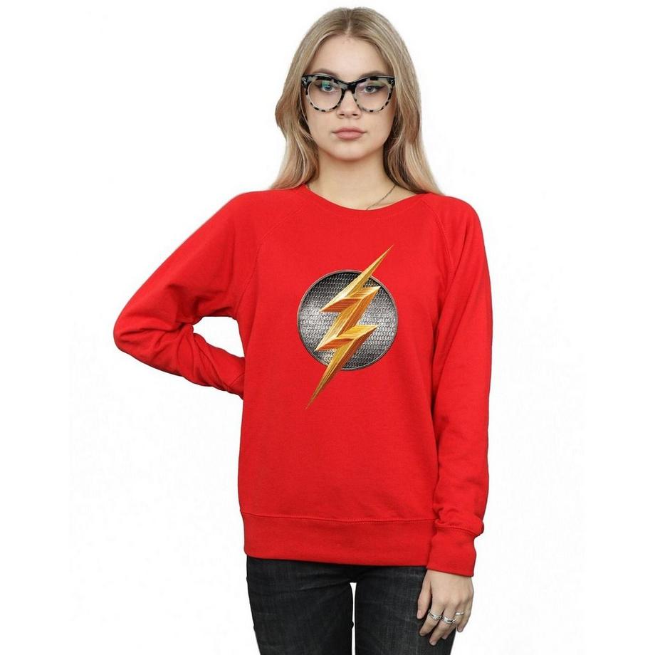 DC COMICS Justice League The Flash Logo Felpa  