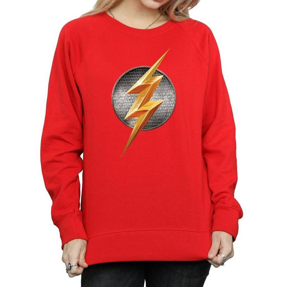 DC COMICS Justice League The Flash Logo Felpa  