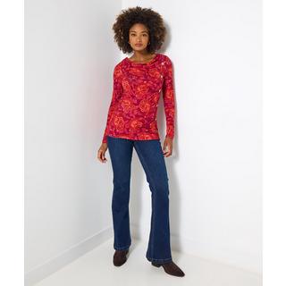 Joe Browns Langarmshirt Paisley-Print Knopfdetails  