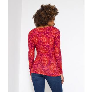 Joe Browns Langarmshirt Paisley-Print Knopfdetails  