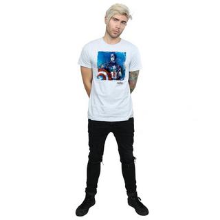 CAPTAIN AMERICA Sketch Graphique T-Shirt  