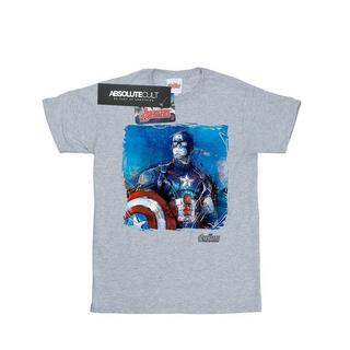 CAPTAIN AMERICA Sketch Graphique T-Shirt  