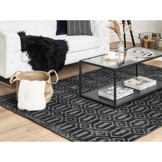 Beliani Tapis en Soie artificielle Moderne ADATEPE  