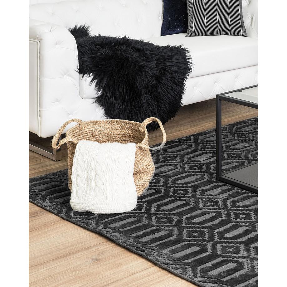 Beliani Tapis en Soie artificielle  ADATEPE  