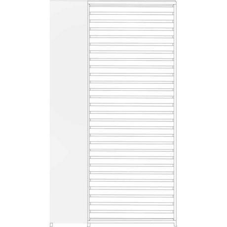 mutoni Panneau vertical Gazebo Ocean blanc  