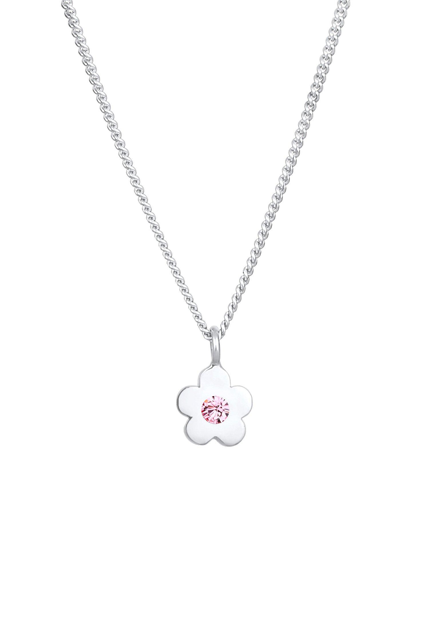 Elli  Halskette Kinder Blume Kristalle 