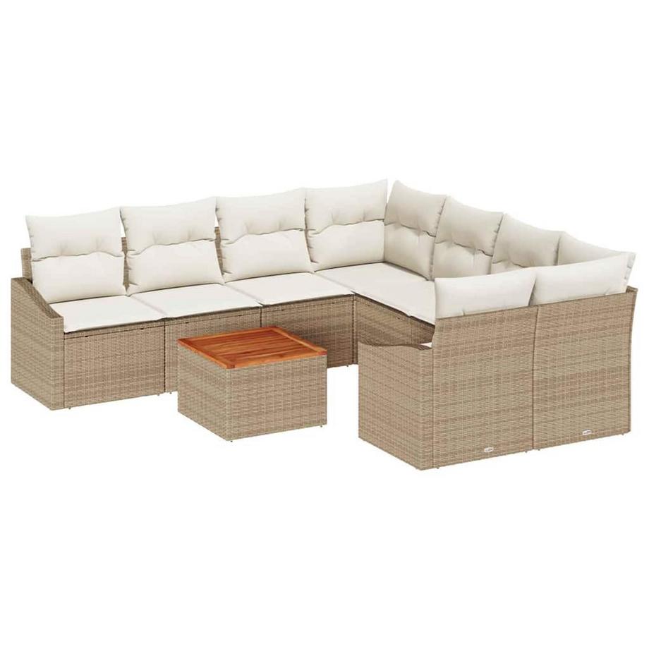 VidaXL Garten-sofa poly-rattan  