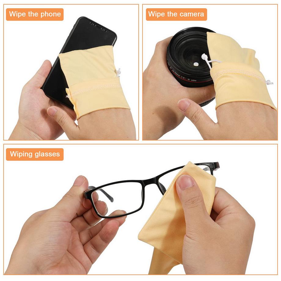 Only-bags.store Mikrofaser Brillenetuis Sonnenbrillentaschen 6 Stück  