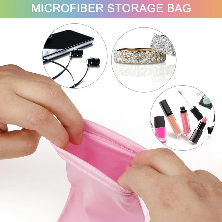 Only-bags.store Mikrofaser Brillenetuis Sonnenbrillentaschen 6 Stück  