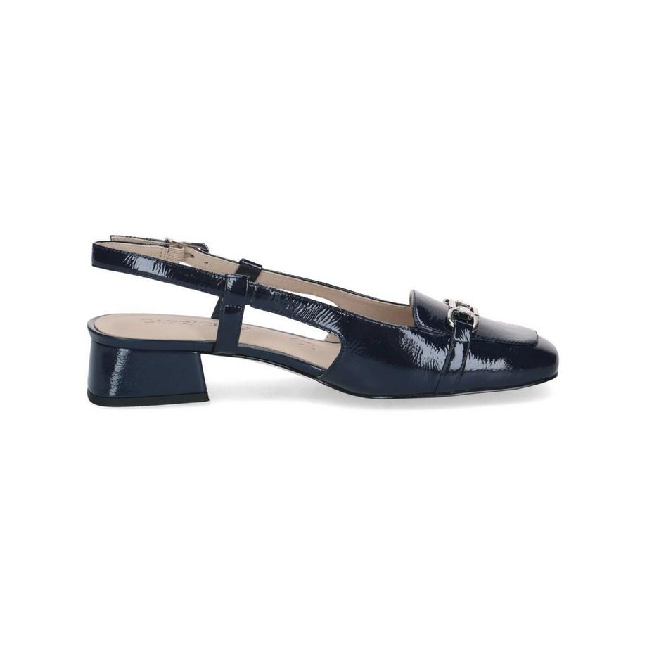 CAPRICE Escarpins Slingback avec élément métallique décoratif  