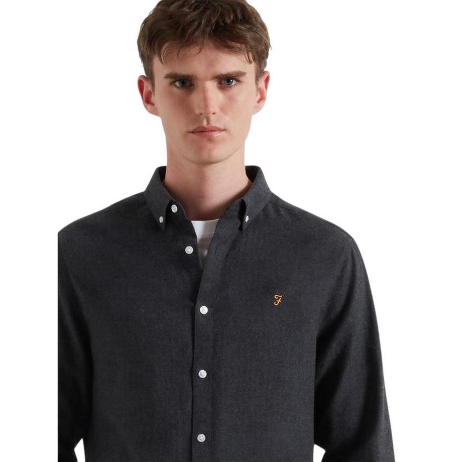 FARAH  Milners Camicia Button Down Oxford Manica Lunga 