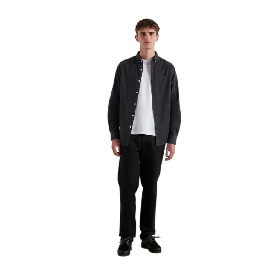 FARAH  Milners Camicia Button Down Oxford Manica Lunga 