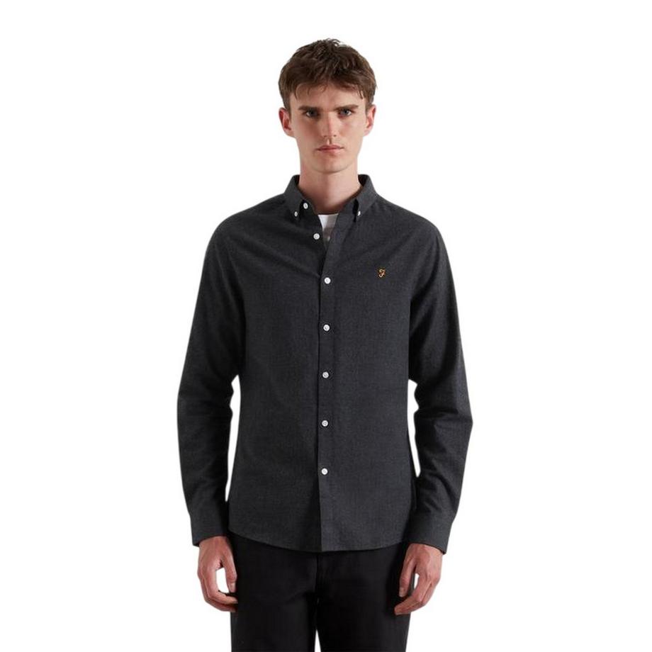 Milners Camicia Button Down Oxford Manica Lunga