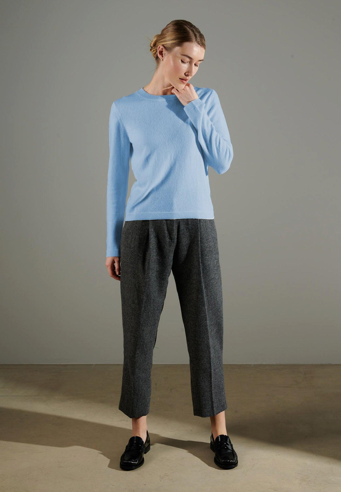 Studio Cashmere8  NAMI 4 Pullover mit Rundhalsausschnitt - 100% Kaschmir 