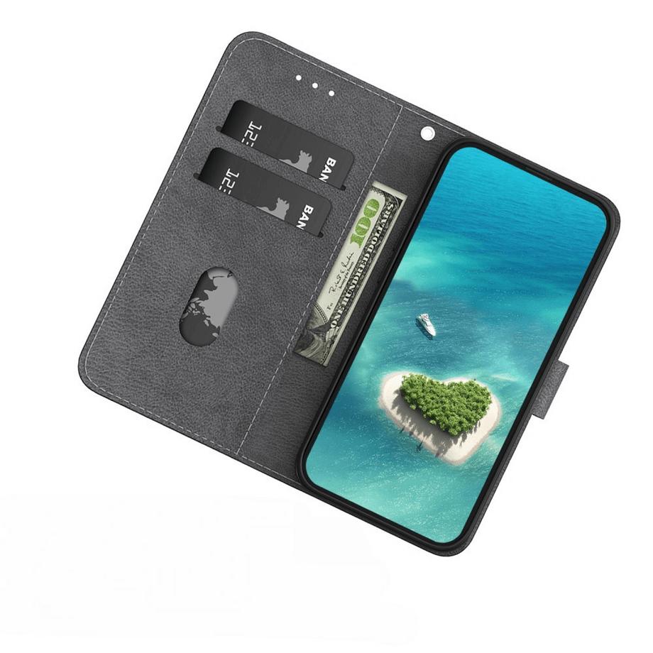 Cover-Discount  iPhone 16e - Tasche Hülle mit Blüten Motiv 