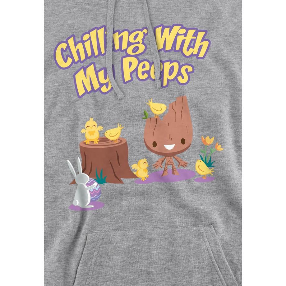 Guardians Of The Galaxy Chilling With My Peeps Felpa con cappuccio  