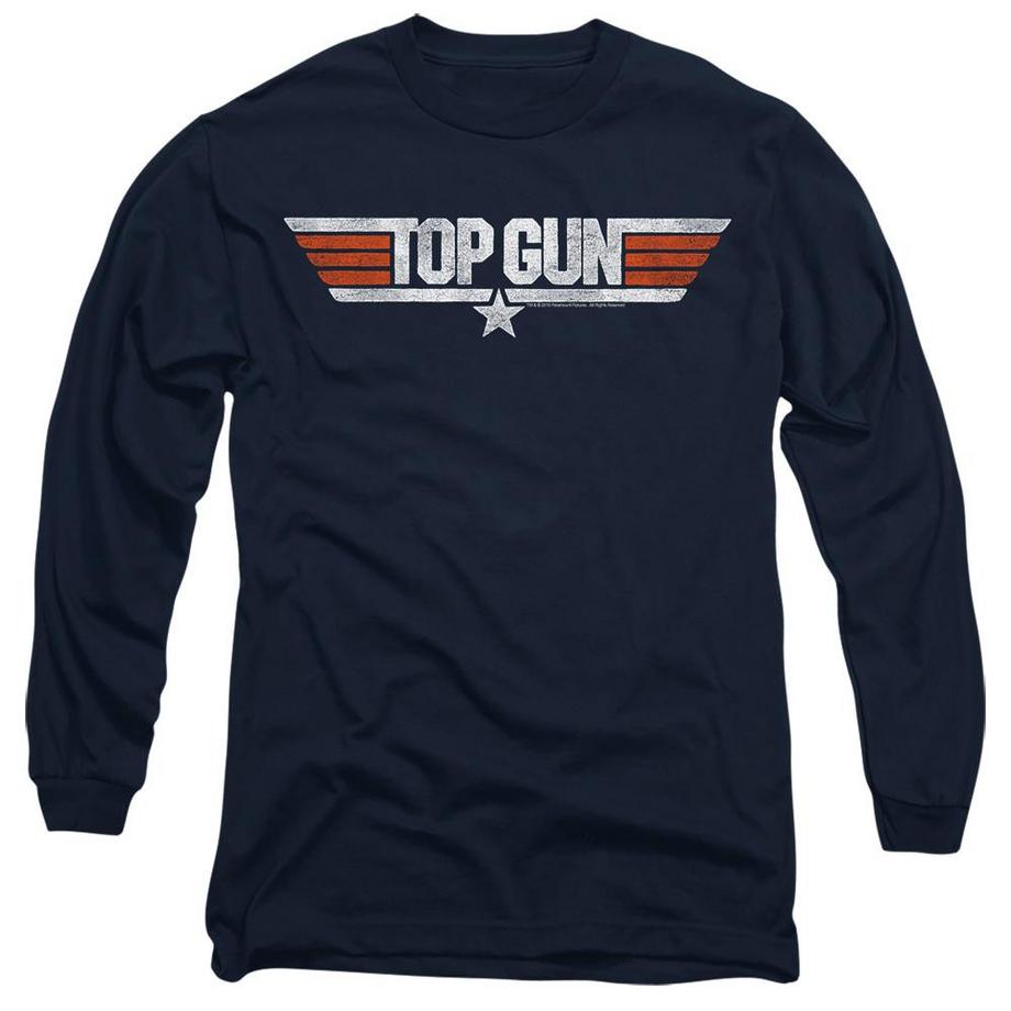 Top Gun Top Gun Logo Langarm T-Shirt  