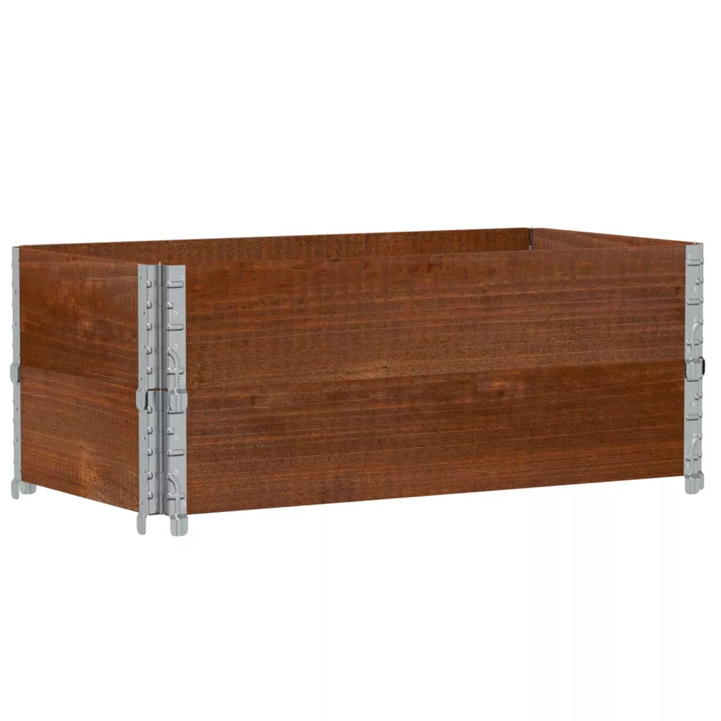 VidaXL - Jardinière bois de pin, One Size, Marron