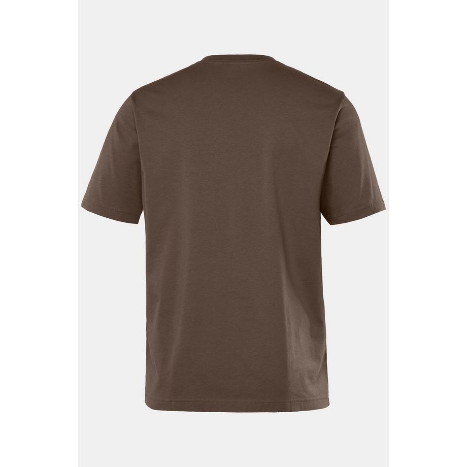 JP1880 Basic V-Ausschnitt Melange T-Shirt  