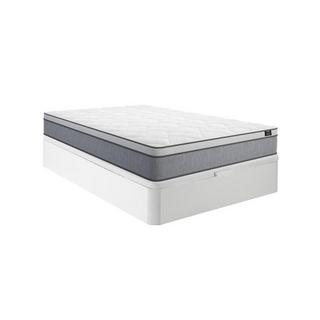 Ysmée Ensemble 140 x 190 cm sommier coffre blanc + matelas ressorts ensachés ép.22cm - SERENITE de YSMÉE  