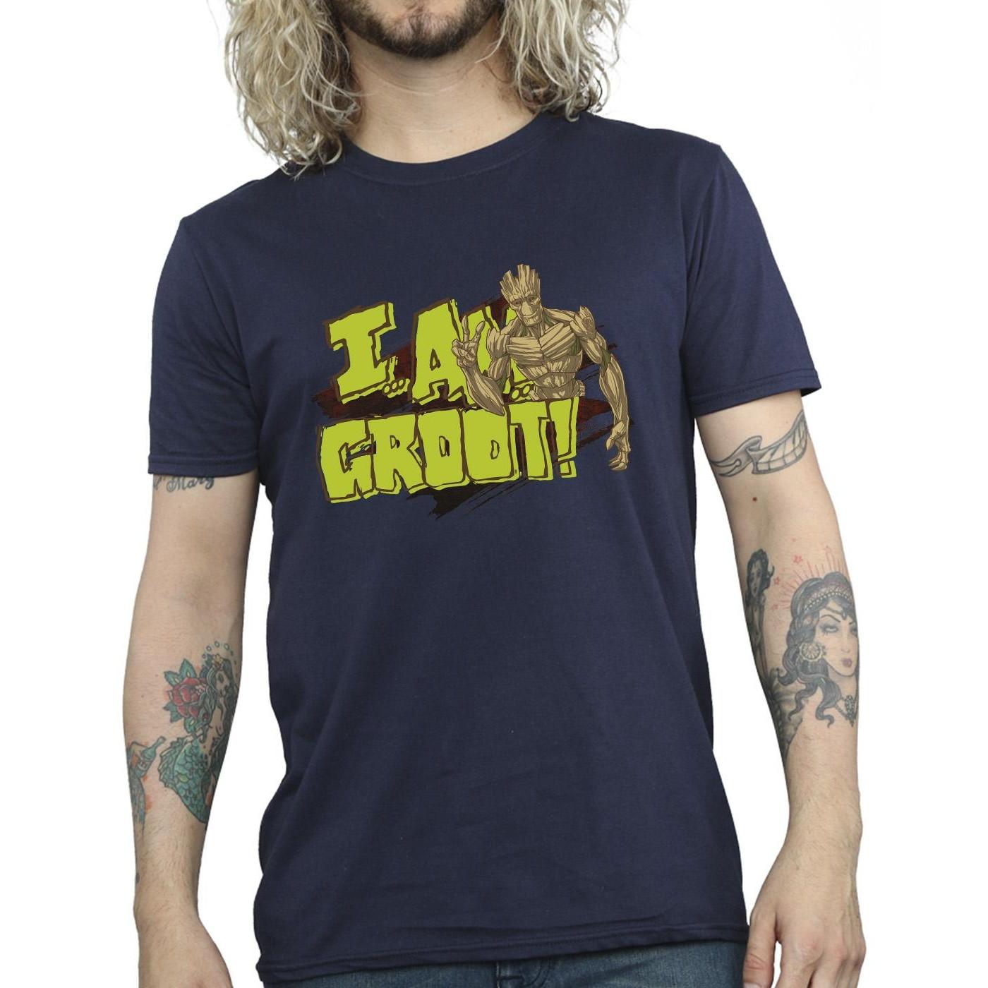 Guardians Of The Galaxy I Am Groot Kurzarm T-Shirt  