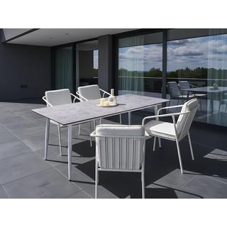 Beliani Gartentisch aus HPL-Platte Modern TOLENTINO  