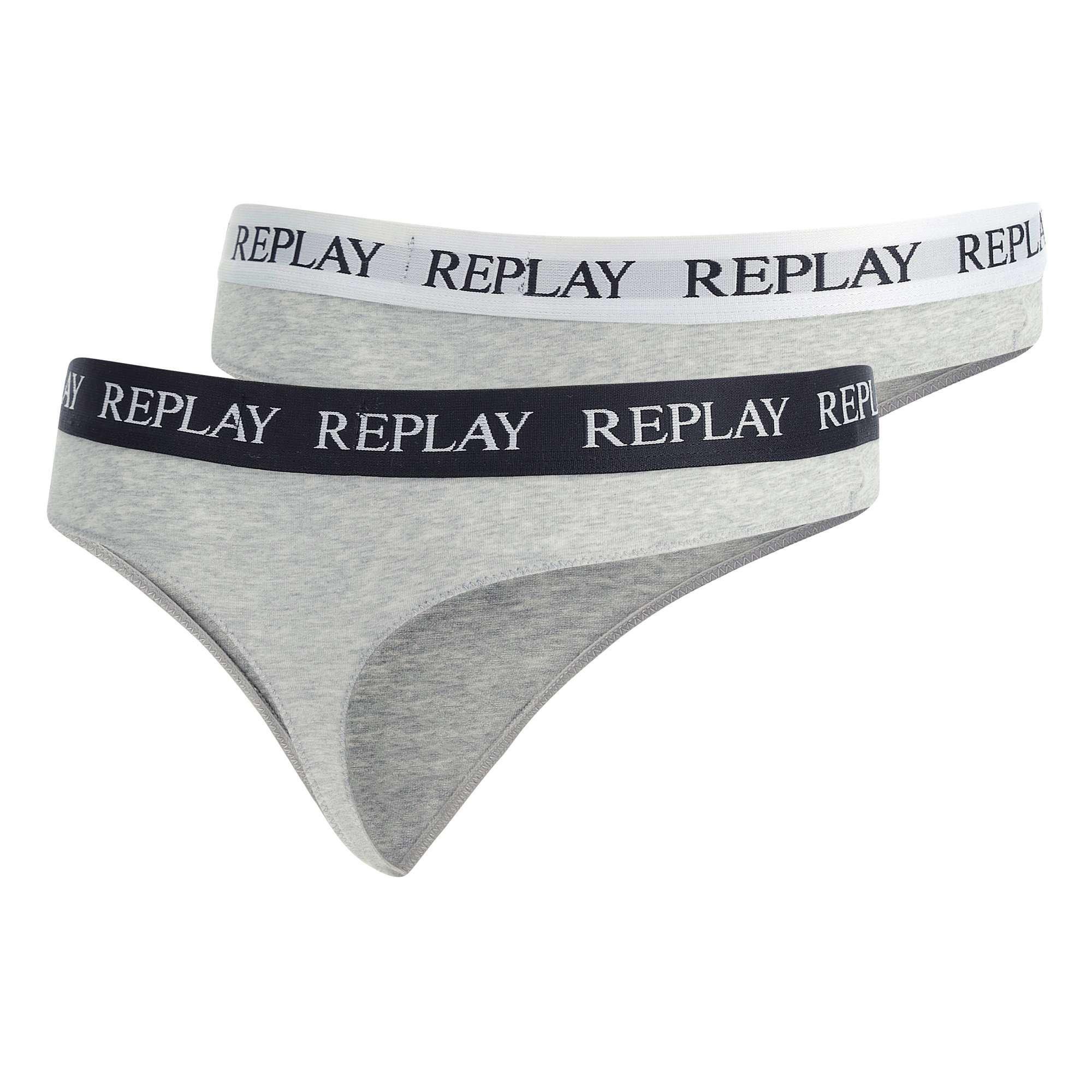 REPLAY Lady String 2er Pack Bequem sitzend  