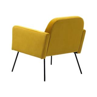 Beliani Sessel aus Samtstoff Modern NARKEN  