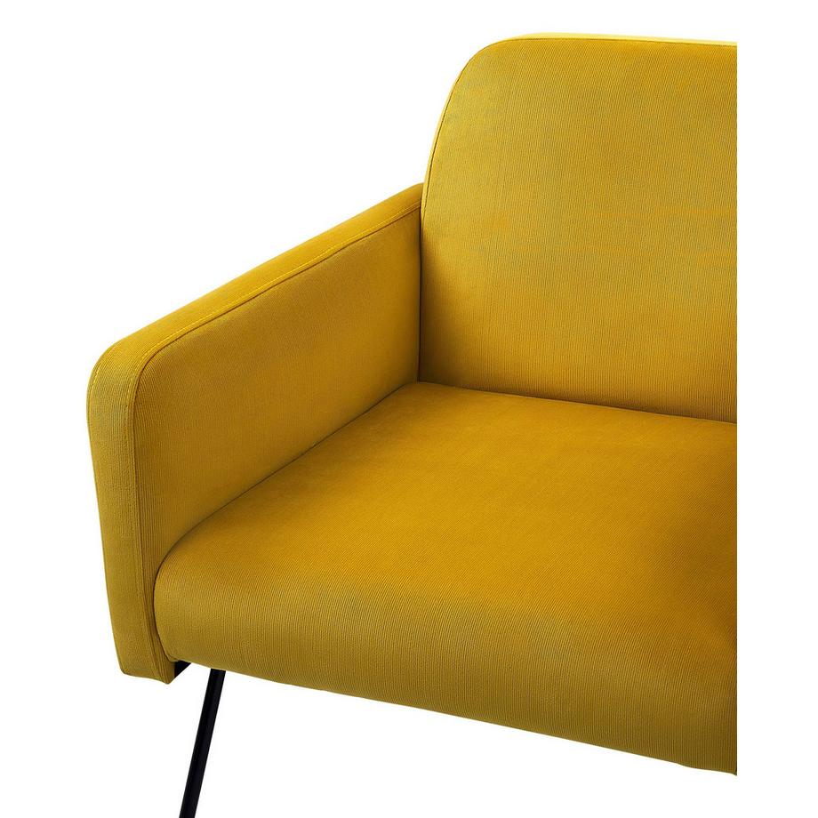 Beliani Fauteuil en Velours Moderne NARKEN  