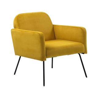 Beliani Sessel aus Samtstoff Modern NARKEN  