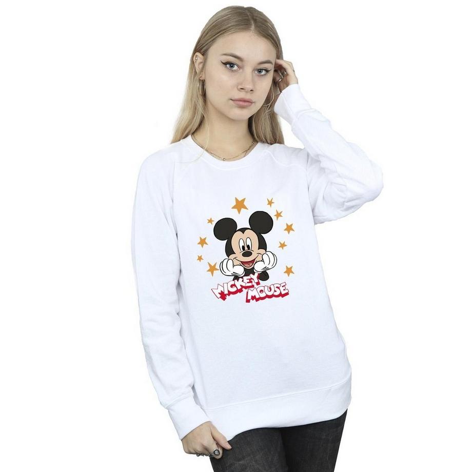 Disney Mickey Mouse Grafikdruck Sweatshirt  