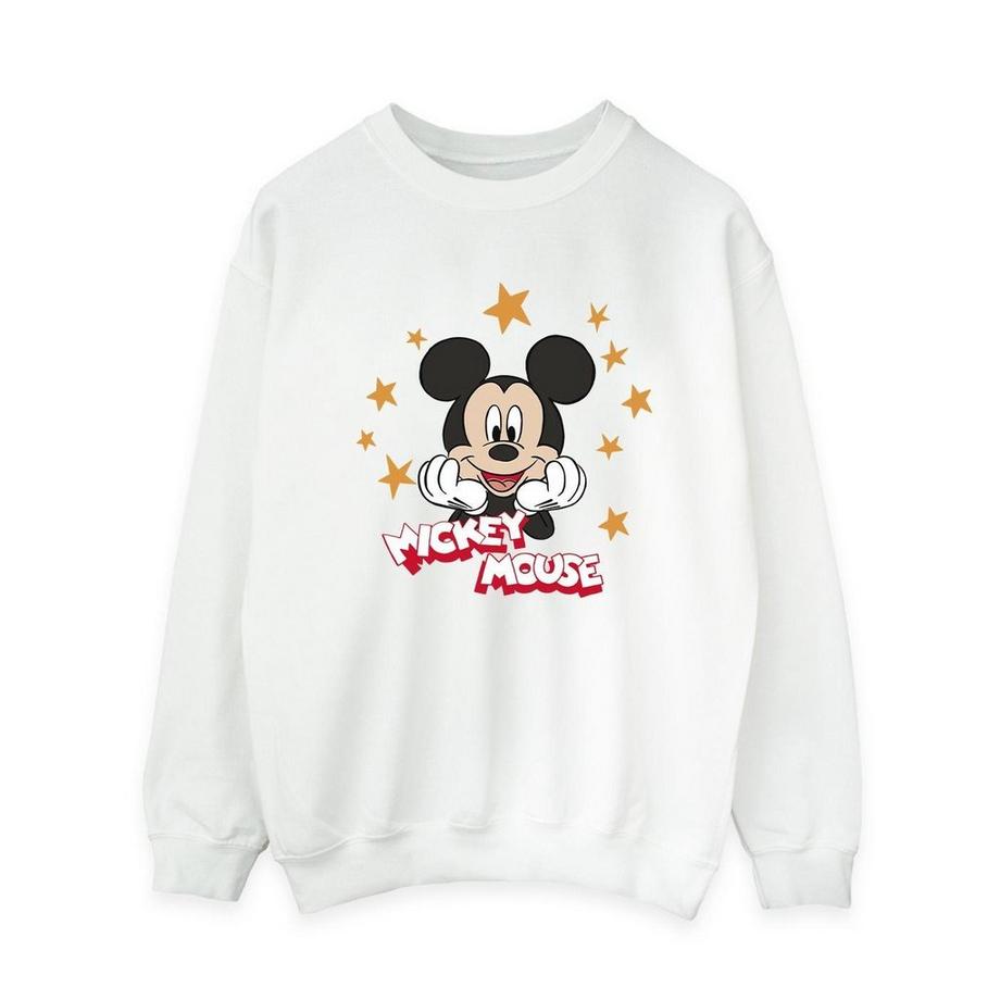 Disney Mickey Mouse Grafikdruck Sweatshirt  