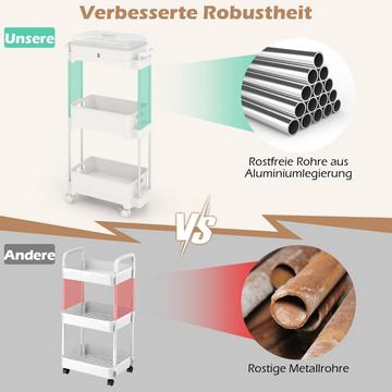 Carrello portaoggetti multifunzione