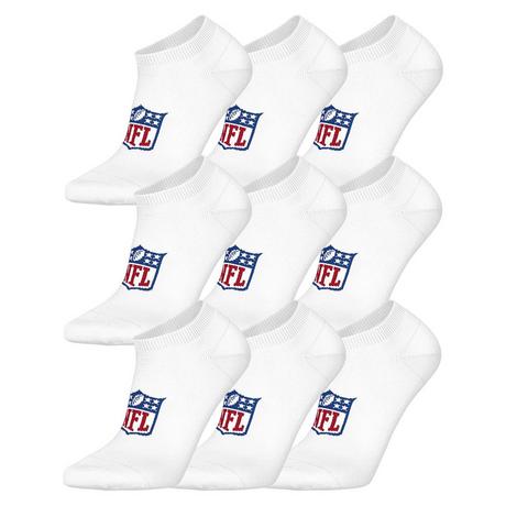 NFL SHIELD Pack de 9 Chaussettes Sneaker Stretch  